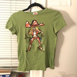 Fiorucci cowgirl short sleeve tee shirt